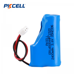 Proveedor de paquete de batería PKCELL 2400mAh 3.6V ER14505+HPC 1520