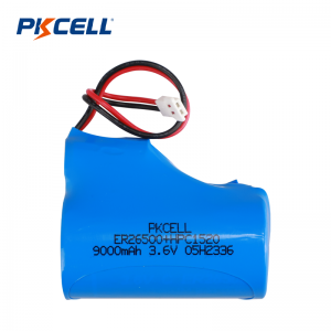 PKCELL 9000mAh 3.6V ER26500+HPC 1520 ผู้จัดจำหน่ายชุดแบตเตอรี่