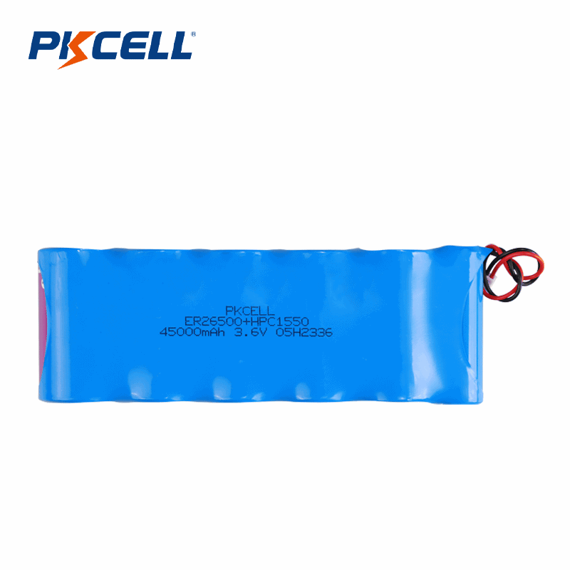 PKCELL 45000mAh 3.6V ER26500+HPC 1550 배터리 팩 공급업체