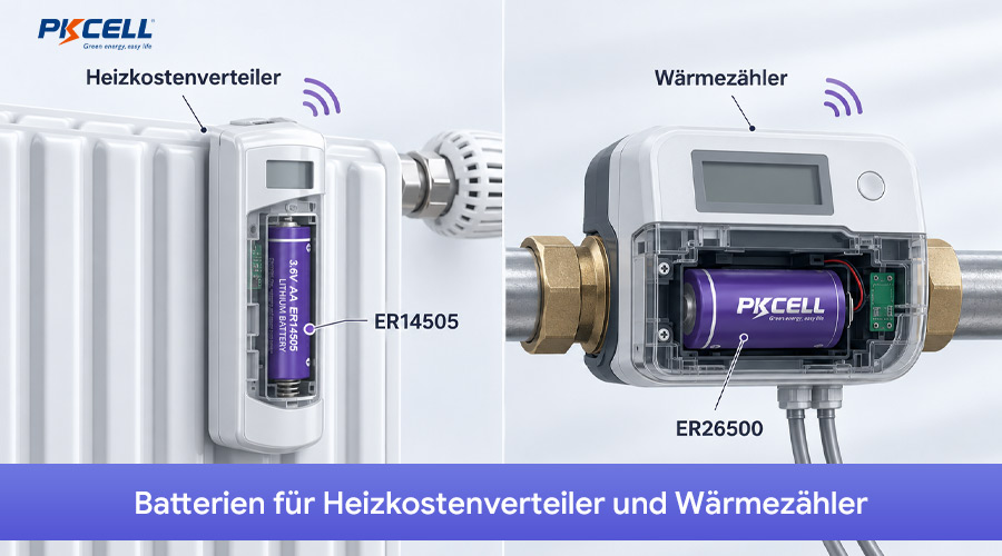 Heizkostenverteiler vs. Wärmezähler: Welche Batterie?
