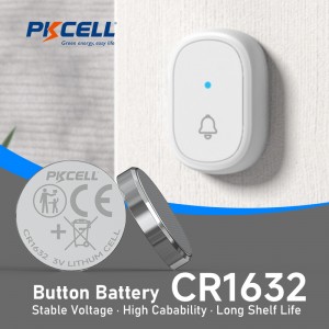 3V CR1632 Lithium Button Cell Battery (120mAh) | PKCELL