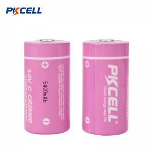 PKCELL CR26500 3V 5400mAh LI-MnO2 Battery Factory