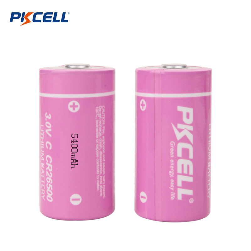 PKCELL CR26500 3V 5400mAh LI-MnO2 batterifabrikk