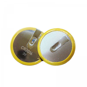 Pile bouton au lithium 3 V CR2016 avec plomb/languette (75 mAh)