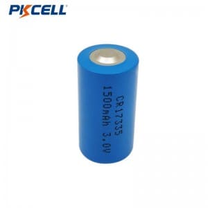 Bateria de lítio CR17335 Li-Mno2 de alto desempenho 3.0v PKCELL