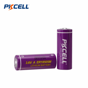 3.6VA ER18505M Li-SoCl2 배터리 3200mAh | Pkcell