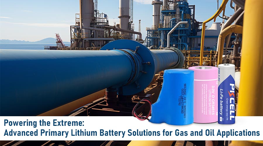 PKCell primary lithium battery for oil and gas applications
