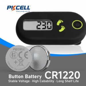 3V CR1220 Lithium Button Cell Battery (40mAh) | PKCELL