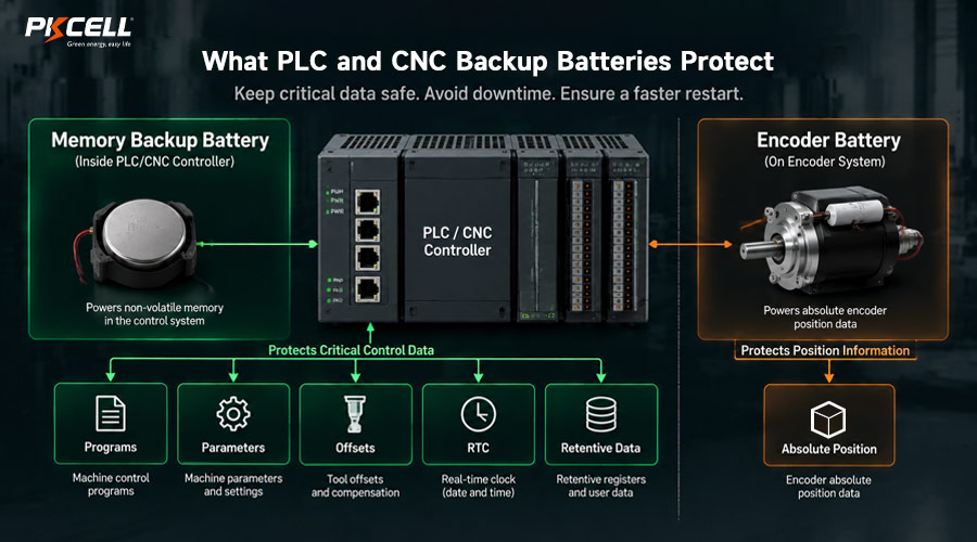 What PLC and CNC Backup Batteries Protect