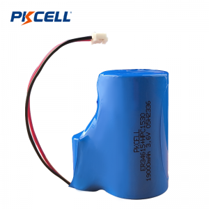 Fournisseur de batterie PKCELL 19000mAh 3.6V ER34615 + HPC 1530