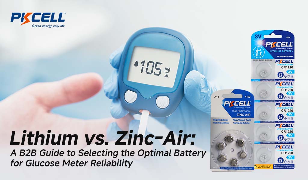 Lithium vs. Zinc-Air: A B2B Guide to Selecting the Optimal Battery for Glucose Meter Reliability
