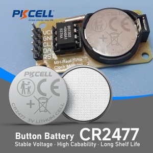 3V CR2477 Lithium Button Cell Battery (900mAh) Supplier | PKCELL