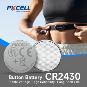 3V CR2430 Lithium Button Cell Battery (270mAh) | PKCELL