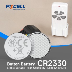 3V CR2330 Lithium Button Cell Battery (260mAh) | PKCELL