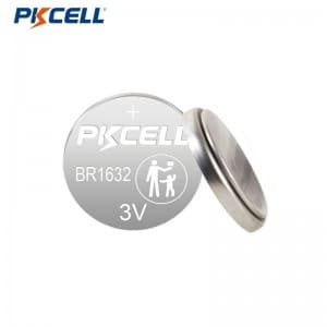 PKCELL แบตเตอรี่ลิเธียมเซลล์ 3v เซลล์ปุ่ม BR1632 แบตเตอรี่สำหรับอินเวอร์เตอร์ไฟฟ้าโซลาร์เซลล์