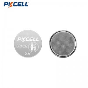 PKCELL BR1632 3V 120mAh Lithium Button Cell Battery Factory