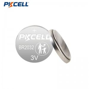 Proveedor de pilas de botón de litio PKCELL BR2032 3V 200mAh