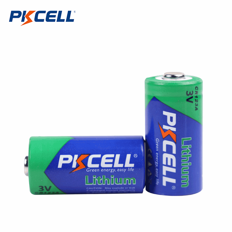 PKCELL OEM CR123A 3V 1500mAh Li-MnO2 ผู้ผลิตแบตเตอรี่