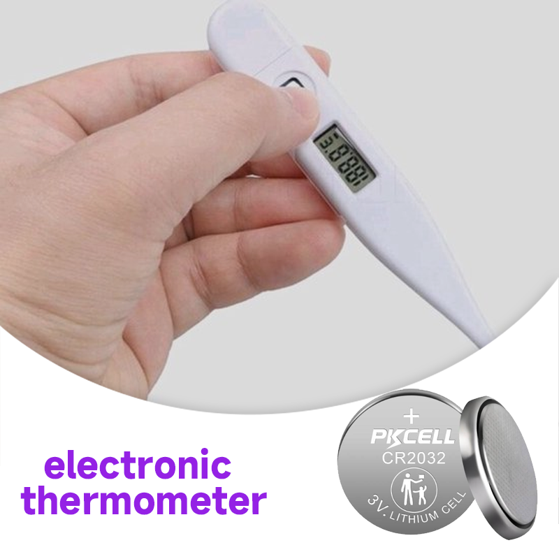 CR 2032 met elektronische thermometer