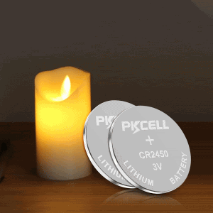 Pile bouton au lithium 3 V CR2450 (600 mAh) | PKCELL