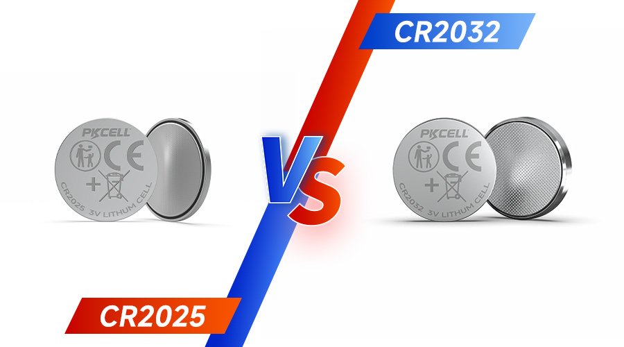 CR2025 batteries vs CR2032 batteries