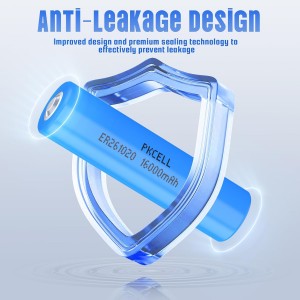Batterie Li-SoCl2 ER261020 3,6 V CC (16 000 mAh) | Pkcell
