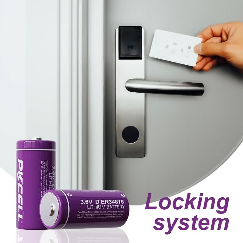 A hand is holding a card, trying to open the door lock