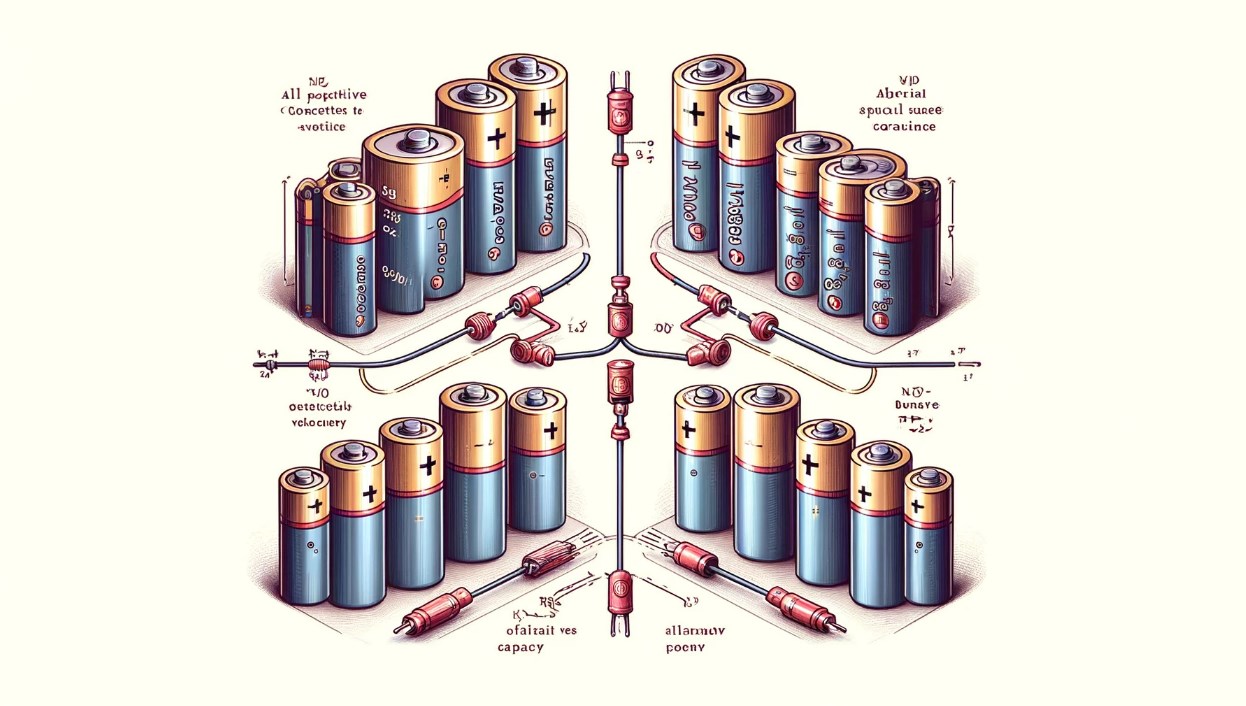 How To Connect Batteries In Series & Parallel