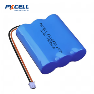 3,6 V-os ER14335 4950 mAh 1s3p LiSoCl2 akkumulátorcsomag