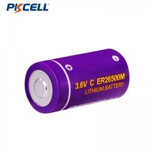 PKCELL Batería primaria no recargable ER26500m Batería de litio de tamaño 3.6vc