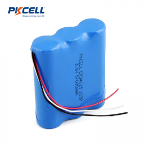 3.6V ER34615 57000mAh 1s3p LiSoCl2 배터리 팩