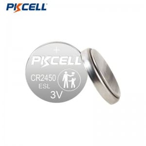 PKCELL CR2450WSL 3V 620mAh Lithium-knappcellebatterileverandør