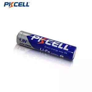 PKCELL FR03 FR10445 AAA 1,5 V 1200 mAh Li-FeS2-batterij