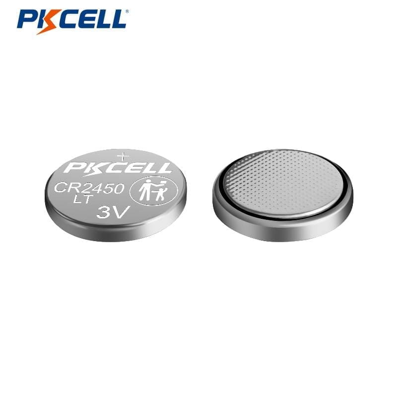 PKCELL CR2450LT 3V 600mAh Lithium Button Cell Battery Supplier