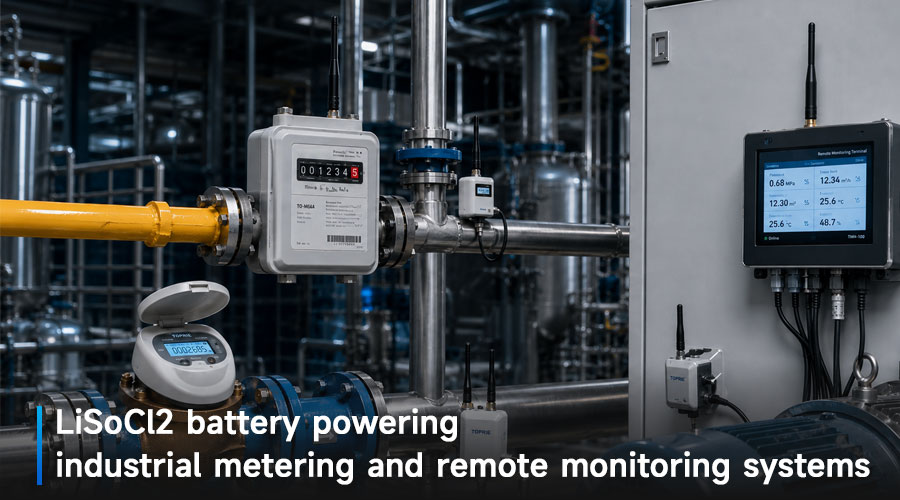 Industrial lithium thionyl chloride battery used in metering and remote monitoring equipment