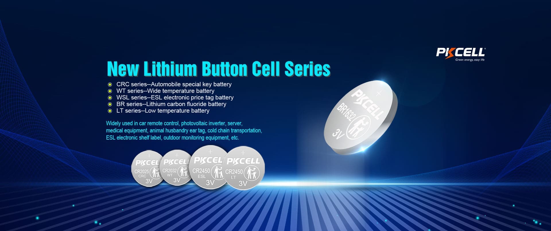 PKCELL CR Button Cell Battery Manufacturer & Factory in China