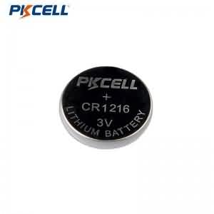 ספק סוללות PKCELL CR1216 3V 25mAh ליתיום כפתורים