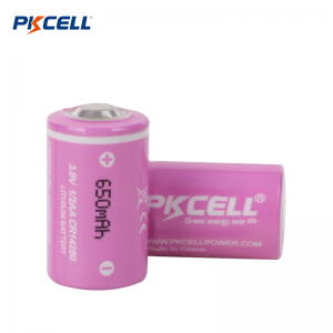 PKCELL CR14250 3V 650mAh Li-MnO2-batterij