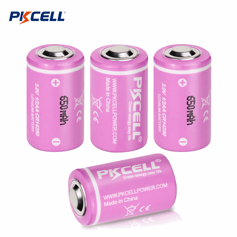 ผู้ผลิตแบตเตอรี่ PKCELL CR14250 3V 650mAh Li-MnO2