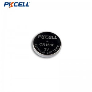 PKCELL CR1616 3V 50mAh litiumknappcellebatterifabrikk