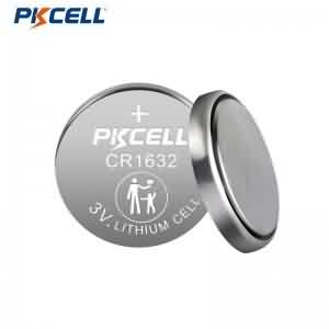 PKCELL CR1632 3V 120mAh מפעל סוללות ליתיום לחצנים