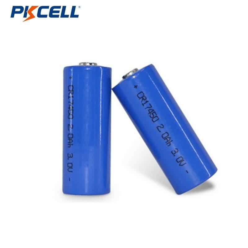 PKCELL CR17450 3V 2000mAh LI-MnO2 ผู้ผลิตแบตเตอรี่