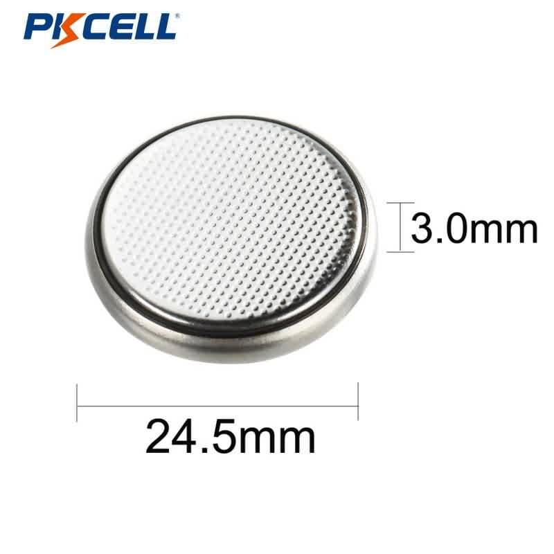 PKCELL CR2430 3V 270mAh Lithium Button Cell Battery Manufacturer