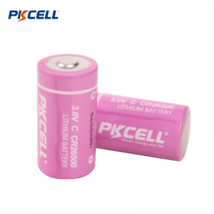 PKCELL CR26500 3V 5400mAh LI-MnO2 Battery Factory