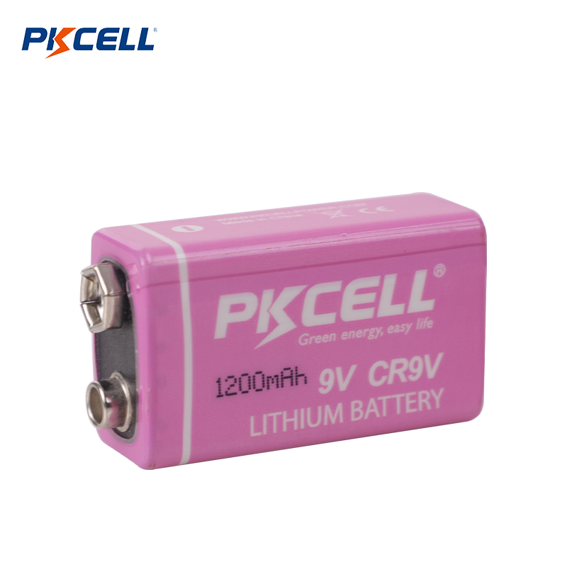 Fabricant de batterie PKCELL CR 9V 1200mAh LI-MnO2