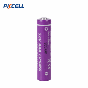 3.6V AAA ER10450 Li-SoCl2 Battery (800mAh) | Pkcell