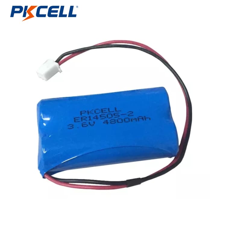PKCELL ER14505 AA 4800mAh LI-SOCL2 ผู้ผลิตชุดแบตเตอรี่