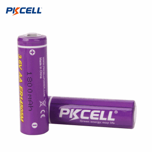 PKCELL ER14505M AA 3.6V 1800mAh Li-SOCL2 ผู้ผลิตแบตเตอรี่