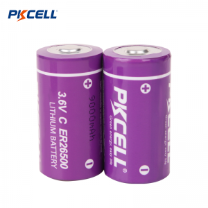 PKCELL ER26500 C 3.6v 9000mAh LI-SOCL2 Battery Manufacturer