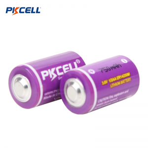PKCELL ER14250M 1/2AA 3,6V 750mAh Li-SOCL2 batterileverandør